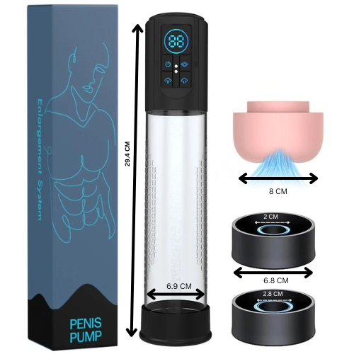 3 in 1 Water/Air Penis Pump With Interval Pumping
